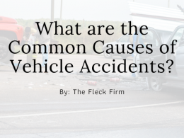 Common Causes of Vehicle Accidents