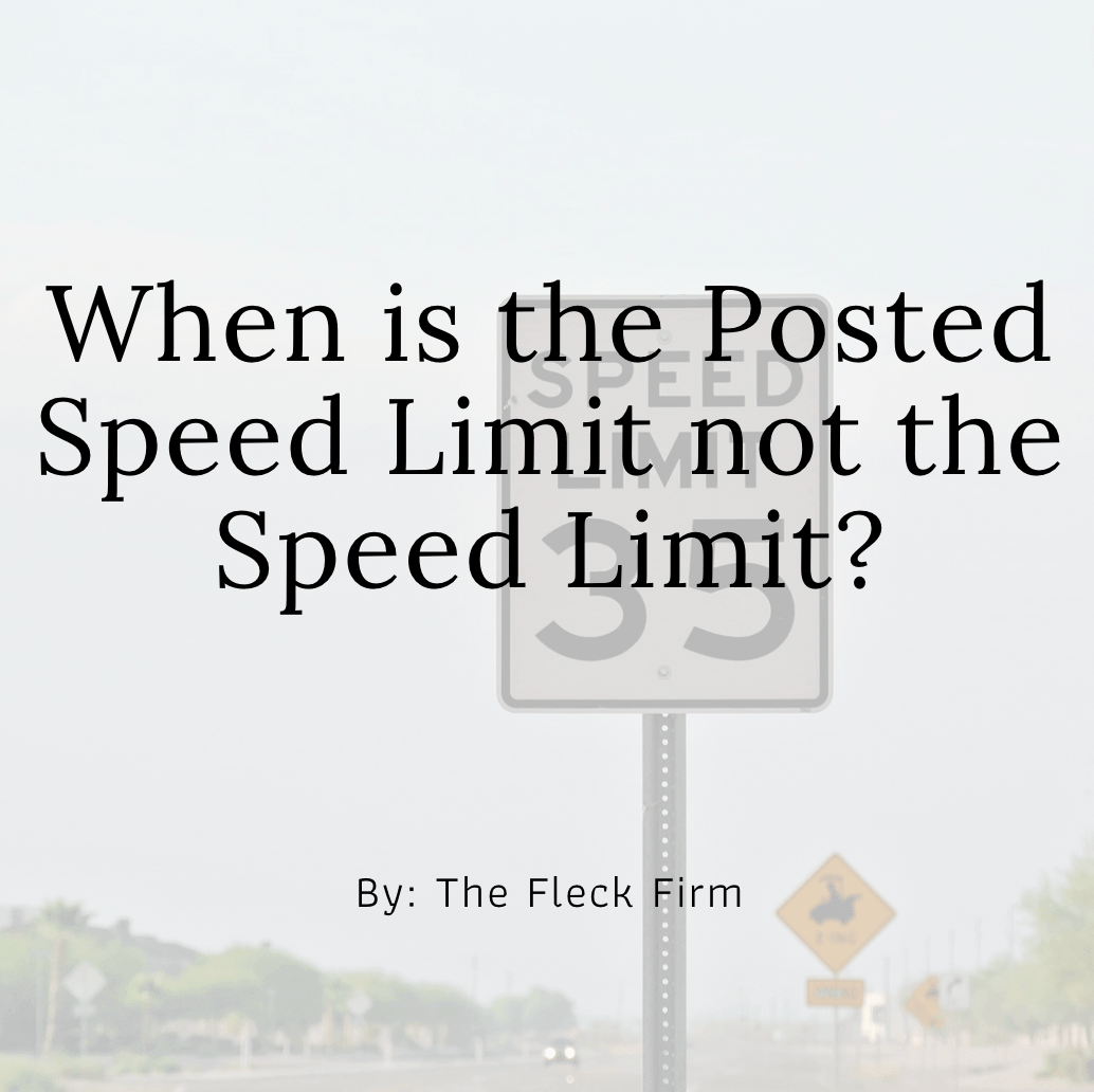 Car accident lawyer speed limit questions