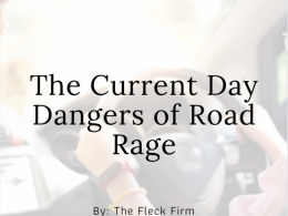 Road rage dangers, car accident lawyer