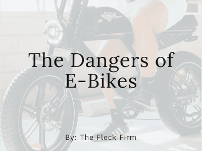 Dangers of Ebikes and why you need a lawyer
