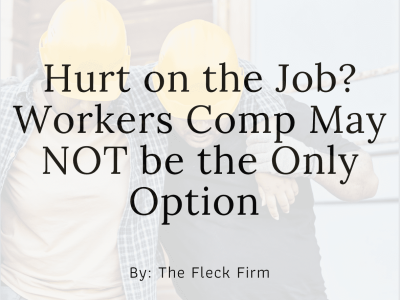 Injured on job? Workers comp is only one option