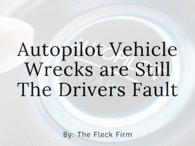 Autopilot drivers are at fault in a car accident