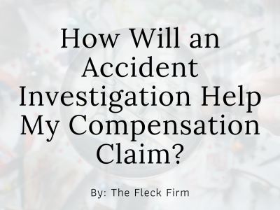 Accident investigations help personal injury compensation claims central kentucky lawyers